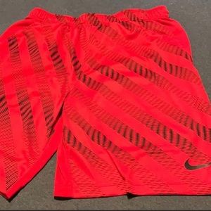 Men’s Red Nike Dri Fit shorts